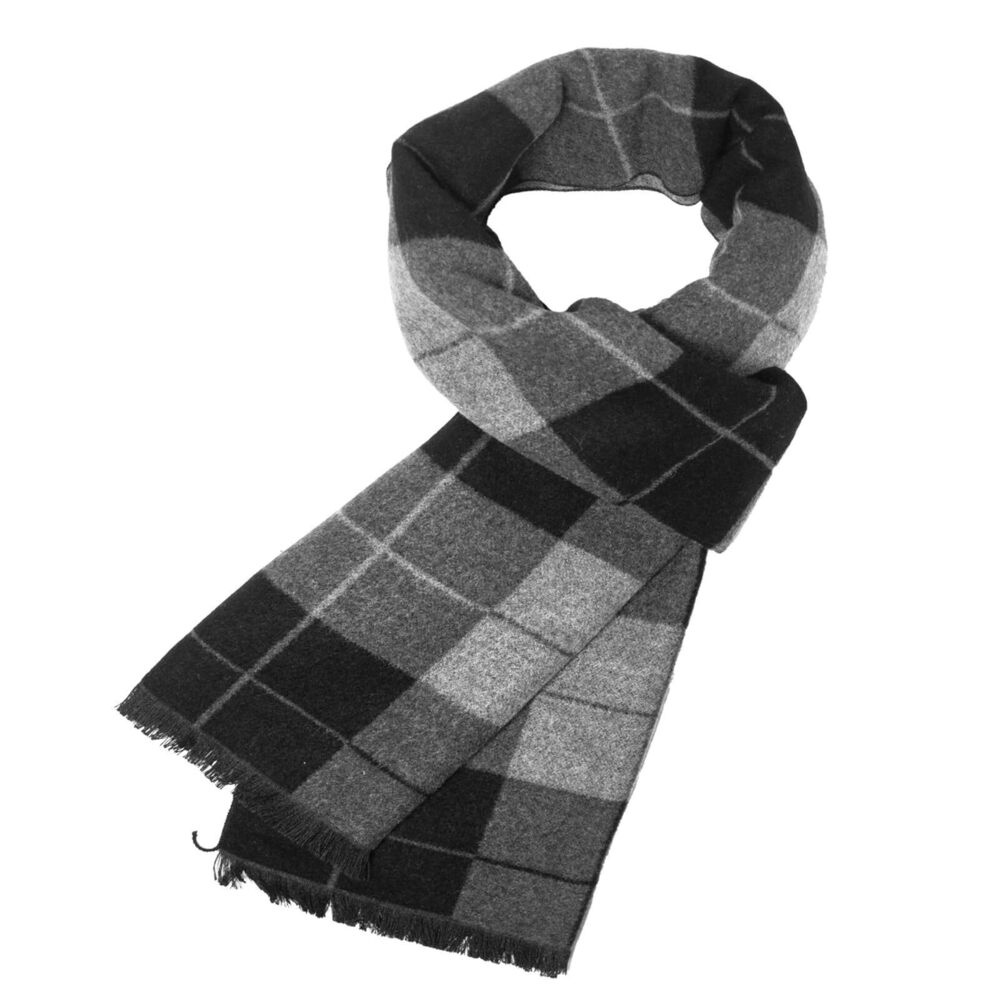 7634 Cashmere Winter Scarf Soft Warm Wool Scarves Plaid Tassel Scarf 01